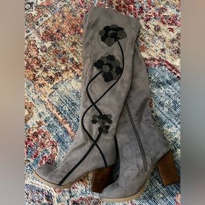 Not Rated Embellished Over The Knee Boots